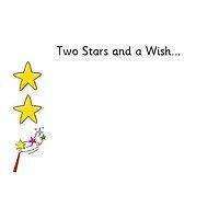 2 Stars and a Wish Marking Stickers:Primary Classroom Resources