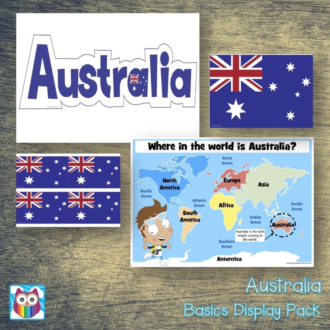 Australia Basics Display Pack:Primary Classroom Resources