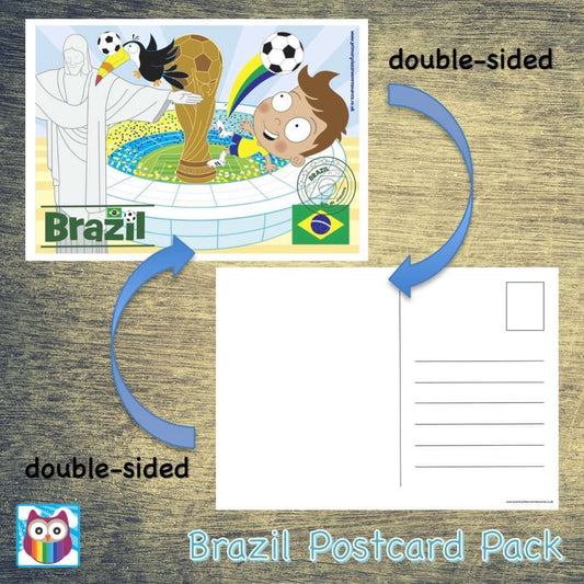 Brazil Postcard Pack:Primary Classroom Resources