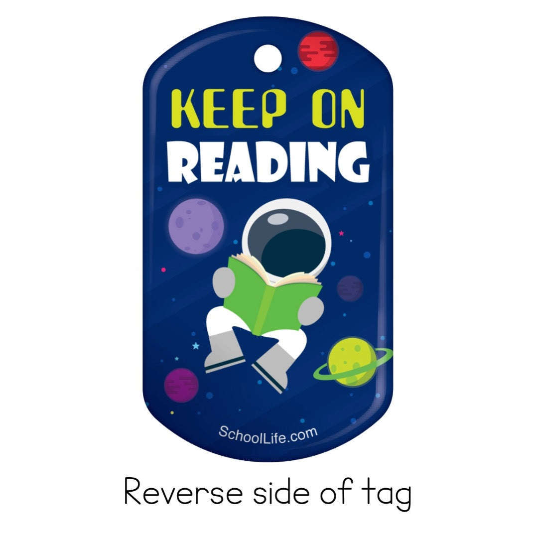 Reading Takes You to the Coolest Places - Classic Brag Tags Classroom Rewards - Pack of 10:Primary Classroom Resources