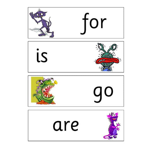 Monsters Year R Keywords:Primary Classroom Resources
