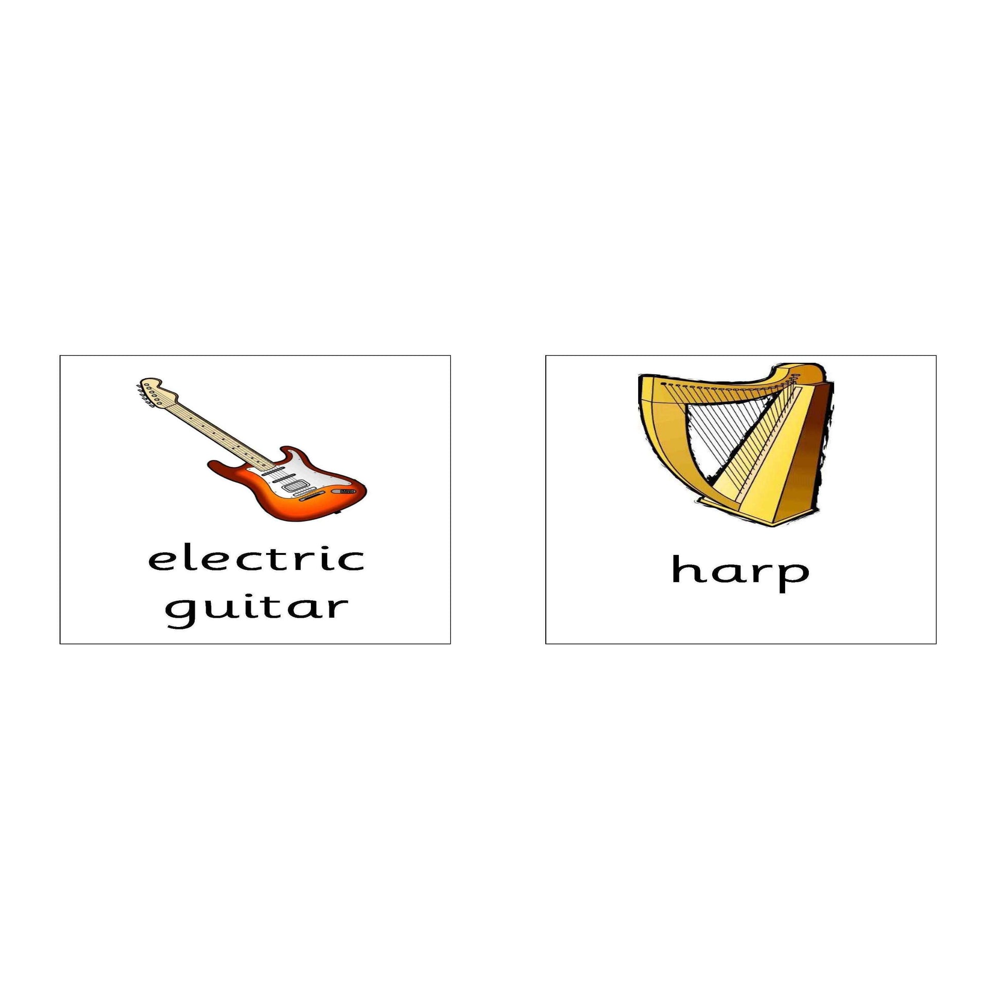 Musical Instrument Flashcards:Primary Classroom Resources