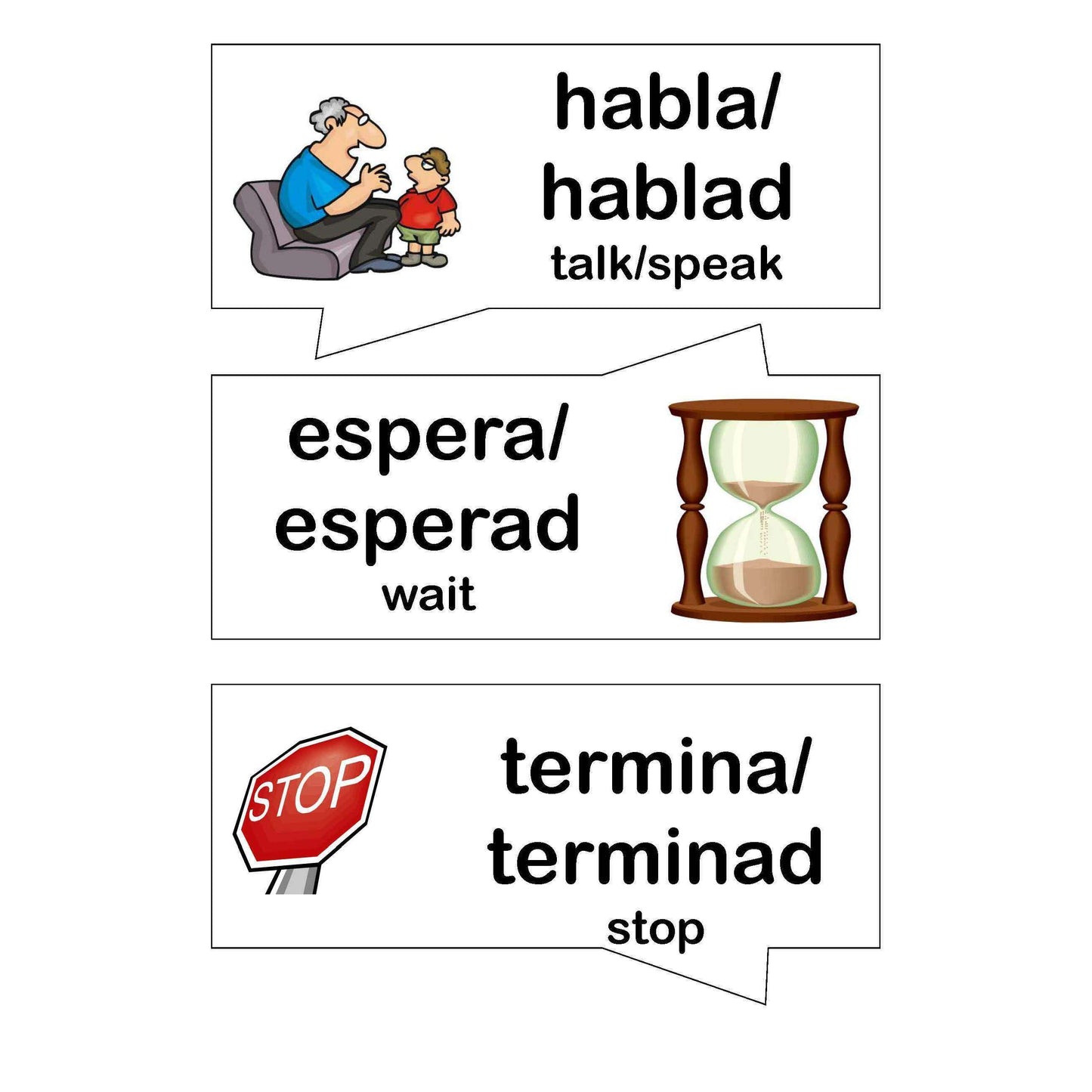 Spanish Classroom Commands:Primary Classroom Resources