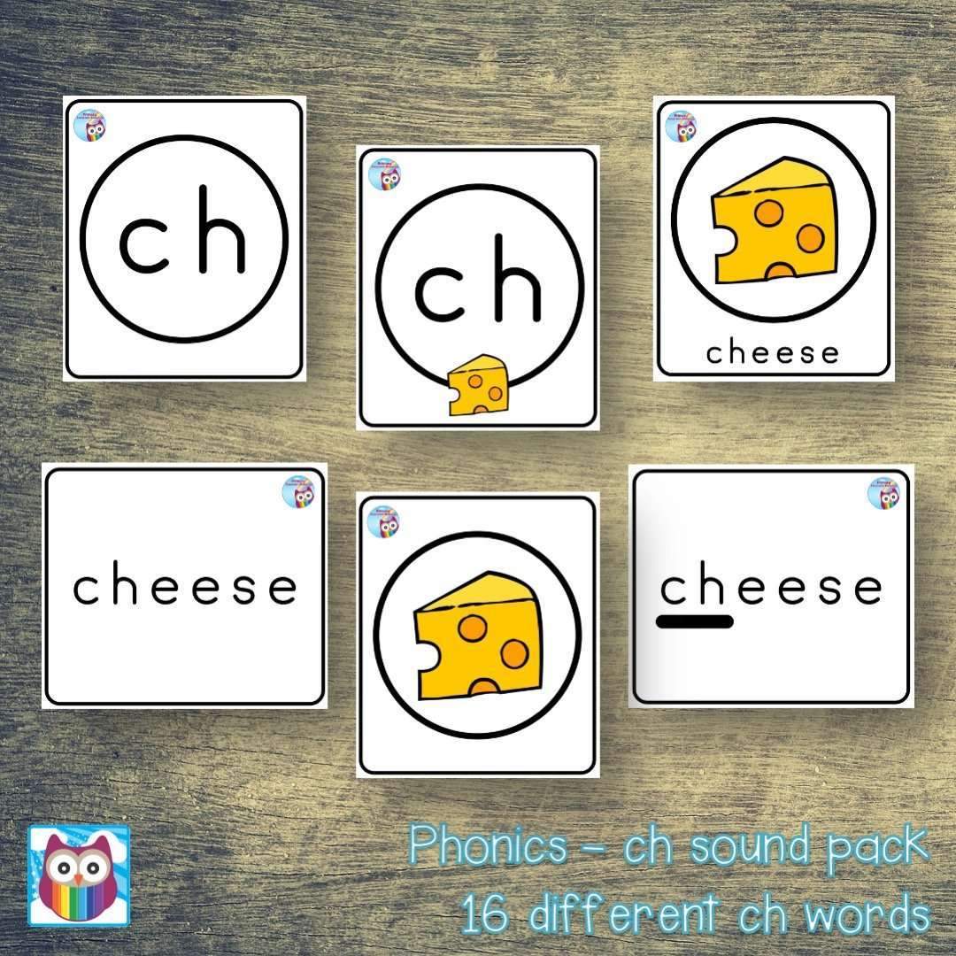Phonics Pack - ch words:Primary Classroom Resources