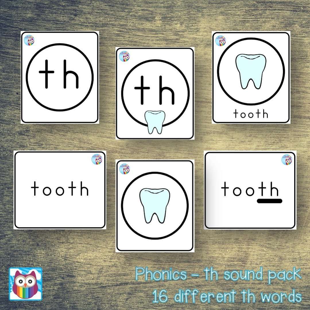 Phonics Pack - th words:Primary Classroom Resources