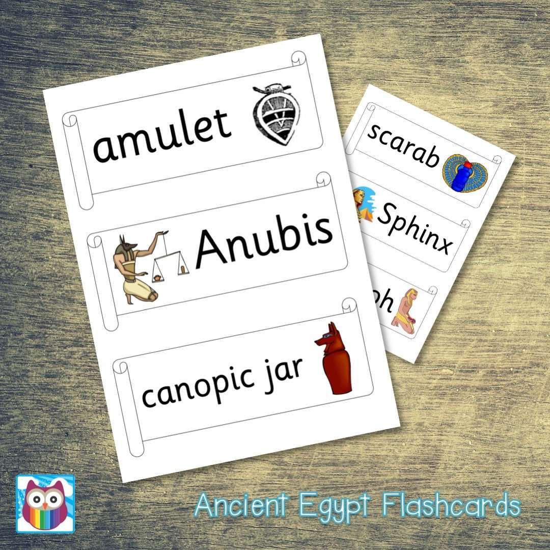 Ancient Egypt Classroom Flashcards – Primary Classroom Resources