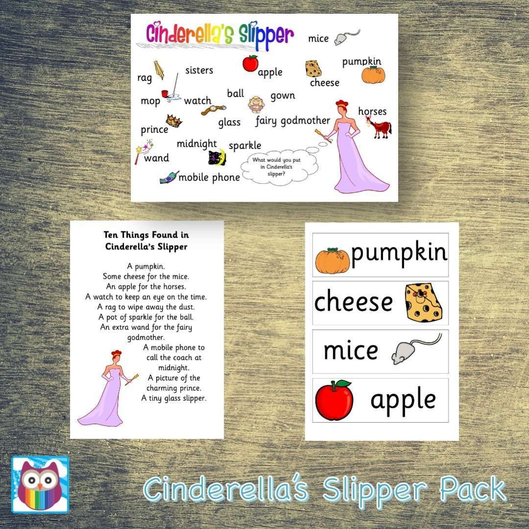Cinderella's Slipper Pack:Primary Classroom Resources