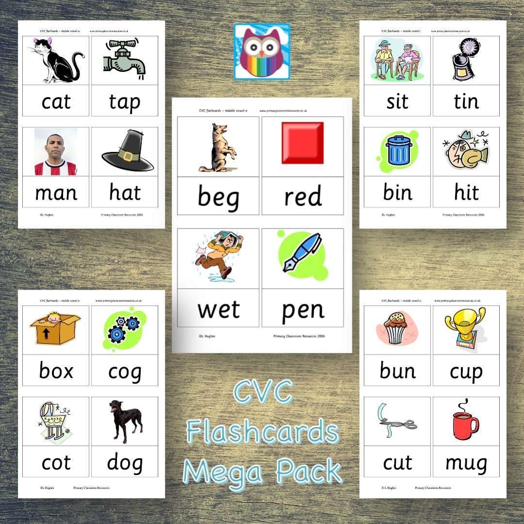 CVC Flashcards Mega Pack:Primary Classroom Resources