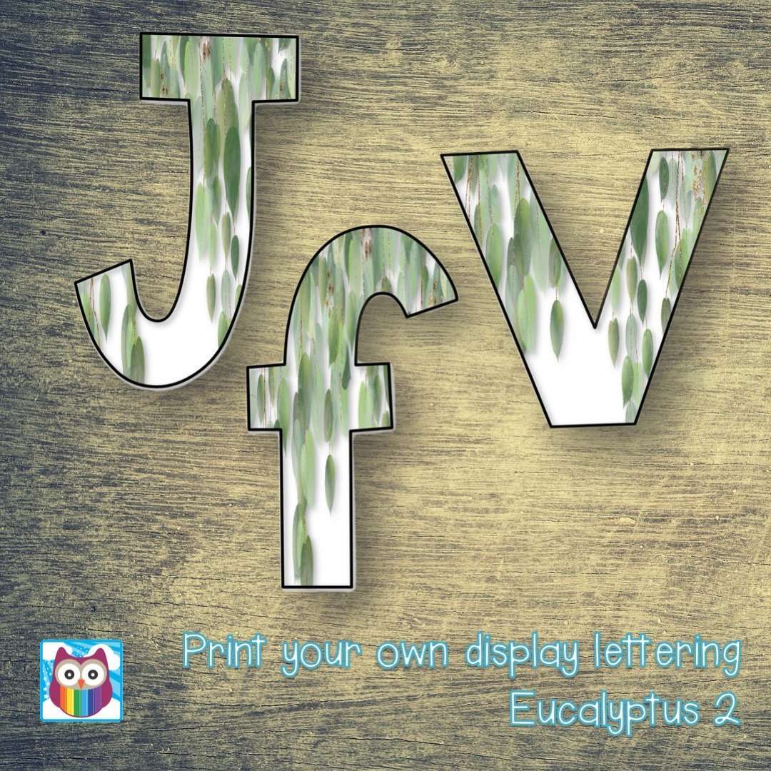 Instructions Display Lettering Display Lettering – Primary Classroom Resources