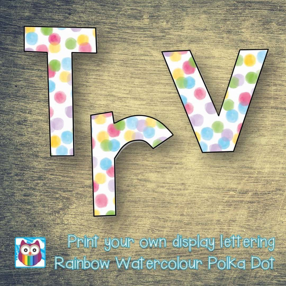 Display Lettering – Primary Classroom Resources