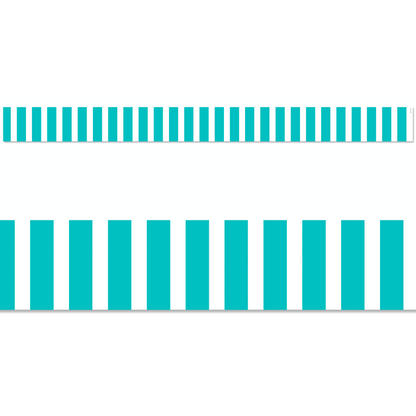 Turquoise Bold Stripes Classroom Display Border:Primary Classroom Resources