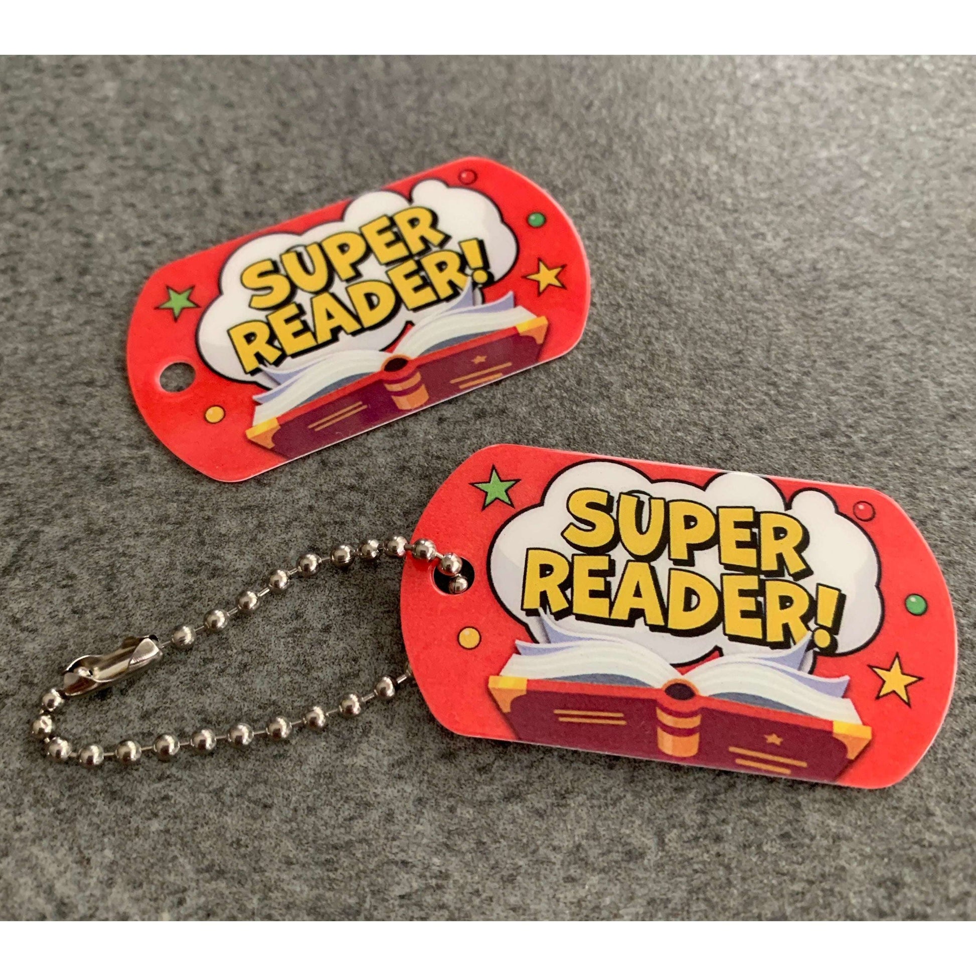Super Reader Classic Brag Tags Classroom Rewards - Pack of 10:Primary Classroom Resources