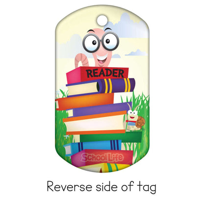Bookworm Reader - Classic Brag Tags Classroom Rewards - Pack of 10:Primary Classroom Resources