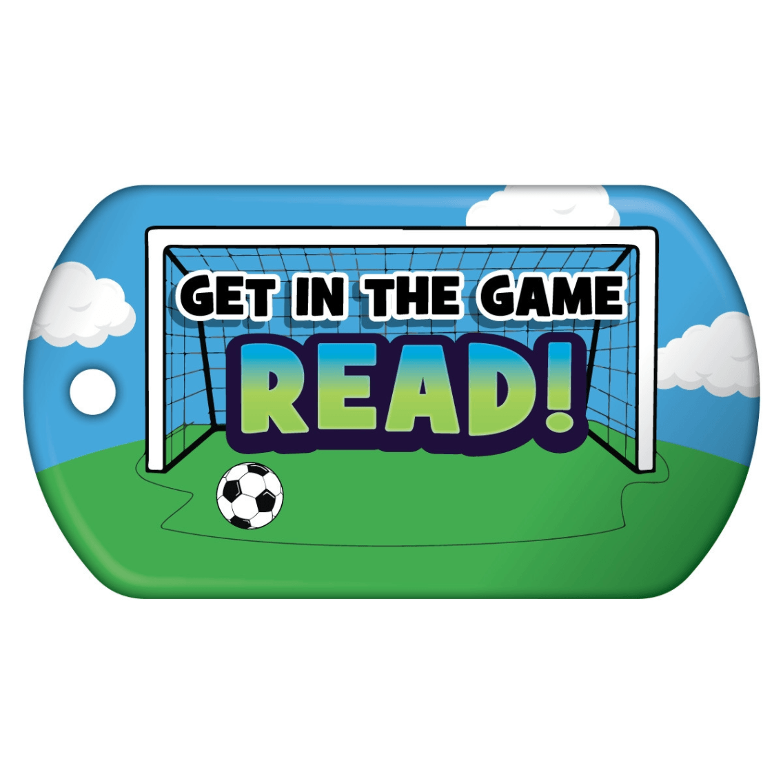 Get in the Game - Read!  Football Brag Tags Classroom Rewards - Pack of 10:Primary Classroom Resources