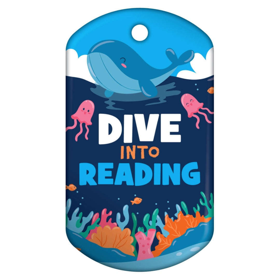 Dive into Reading - Classic Brag Tags Classroom Rewards - Pack of 10:Primary Classroom Resources