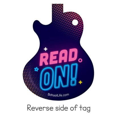Neon Reading Rocks - Guitar Brag Tags Classroom Rewards - Pack of 10:Primary Classroom Resources