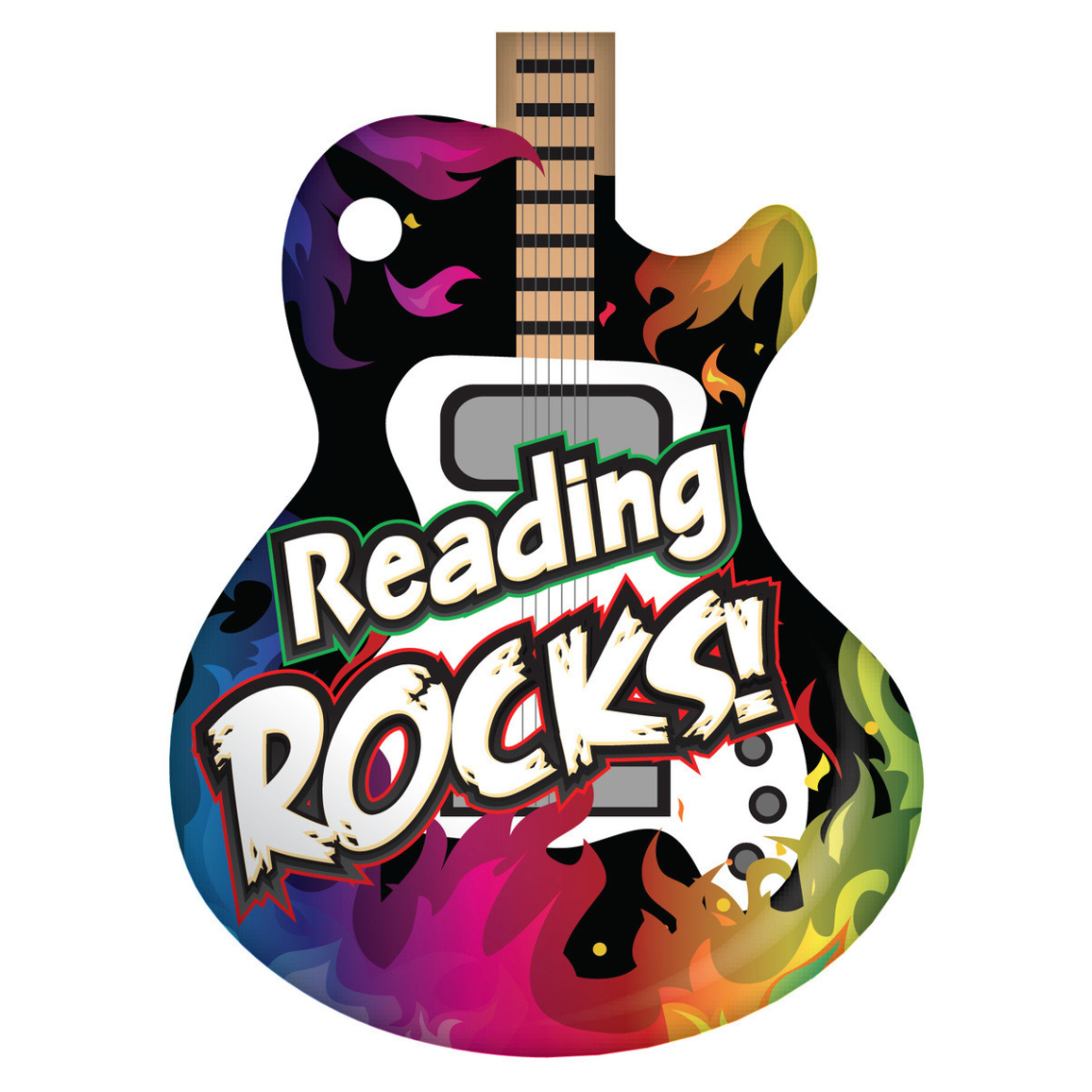 Reading Rocks Guitar Brag Tags Classroom Rewards - Pack of 10:Primary Classroom Resources