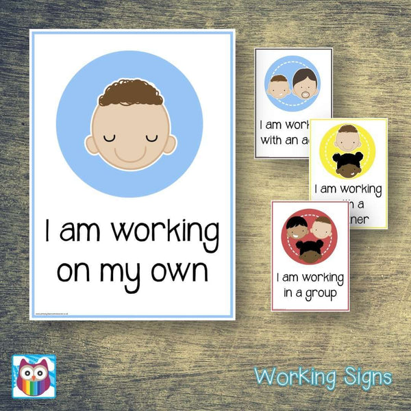 Working Signs Primary Classroom Resources
