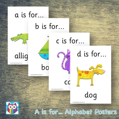 A is for... Posters:Primary Classroom Resources