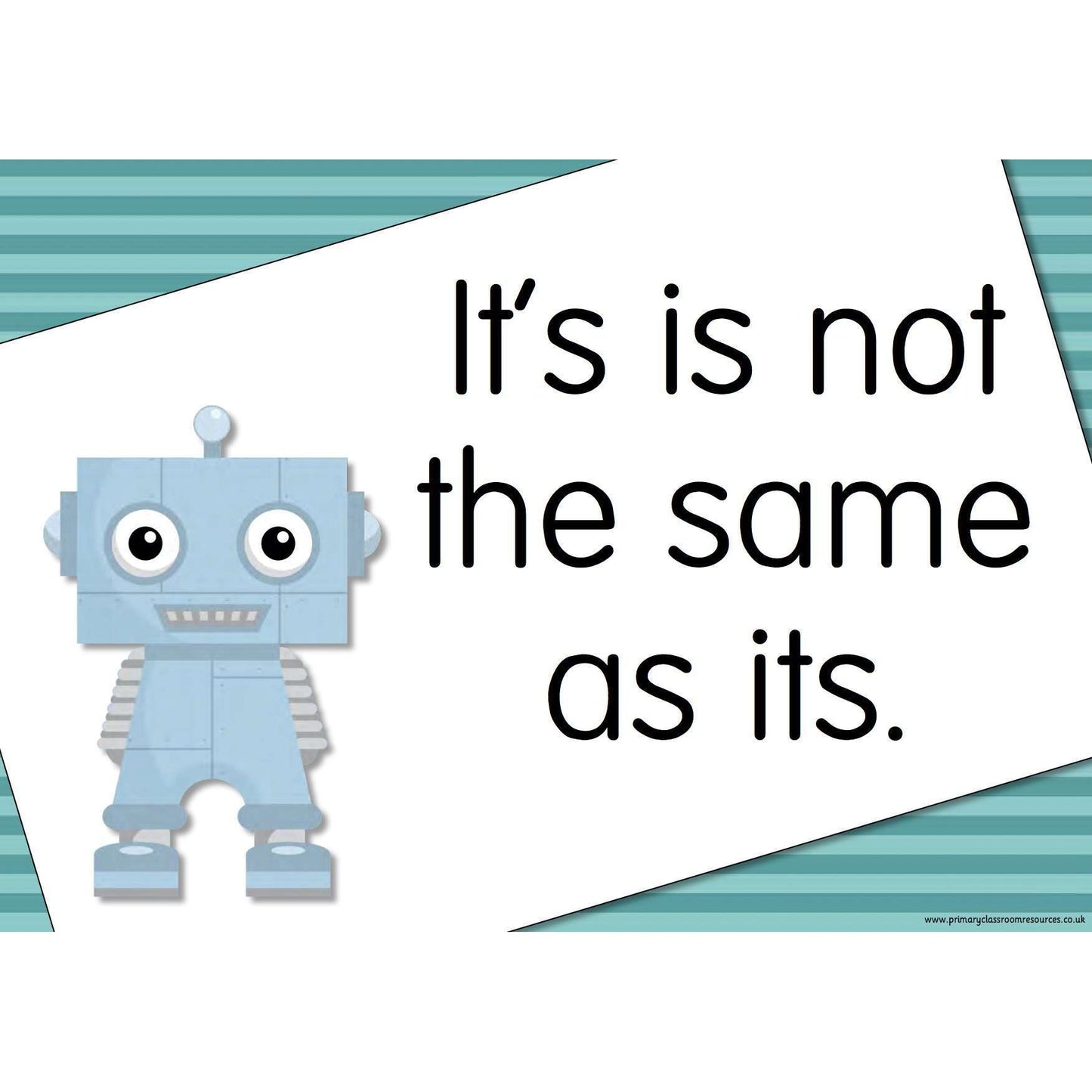 A3 Laminated - The GrammarBots Posters:Primary Classroom Resources