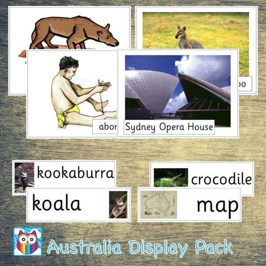 Australia Display Pack:Primary Classroom Resources
