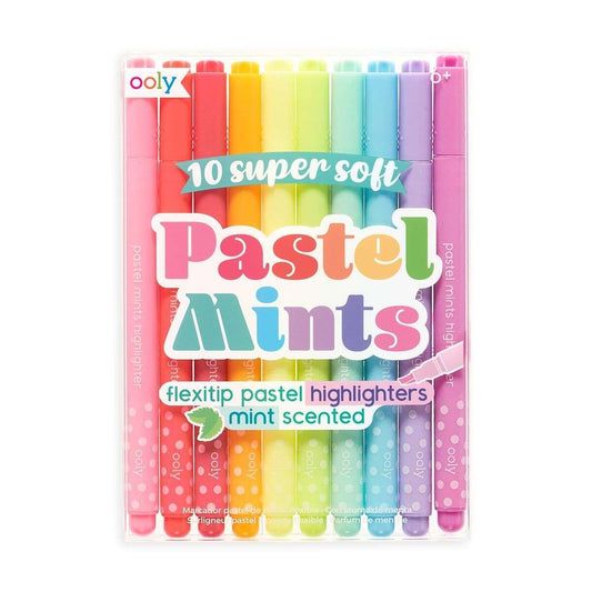 Pastel Mints Scented Flextip Highlighters - Pack of 10:Primary Classroom Resources