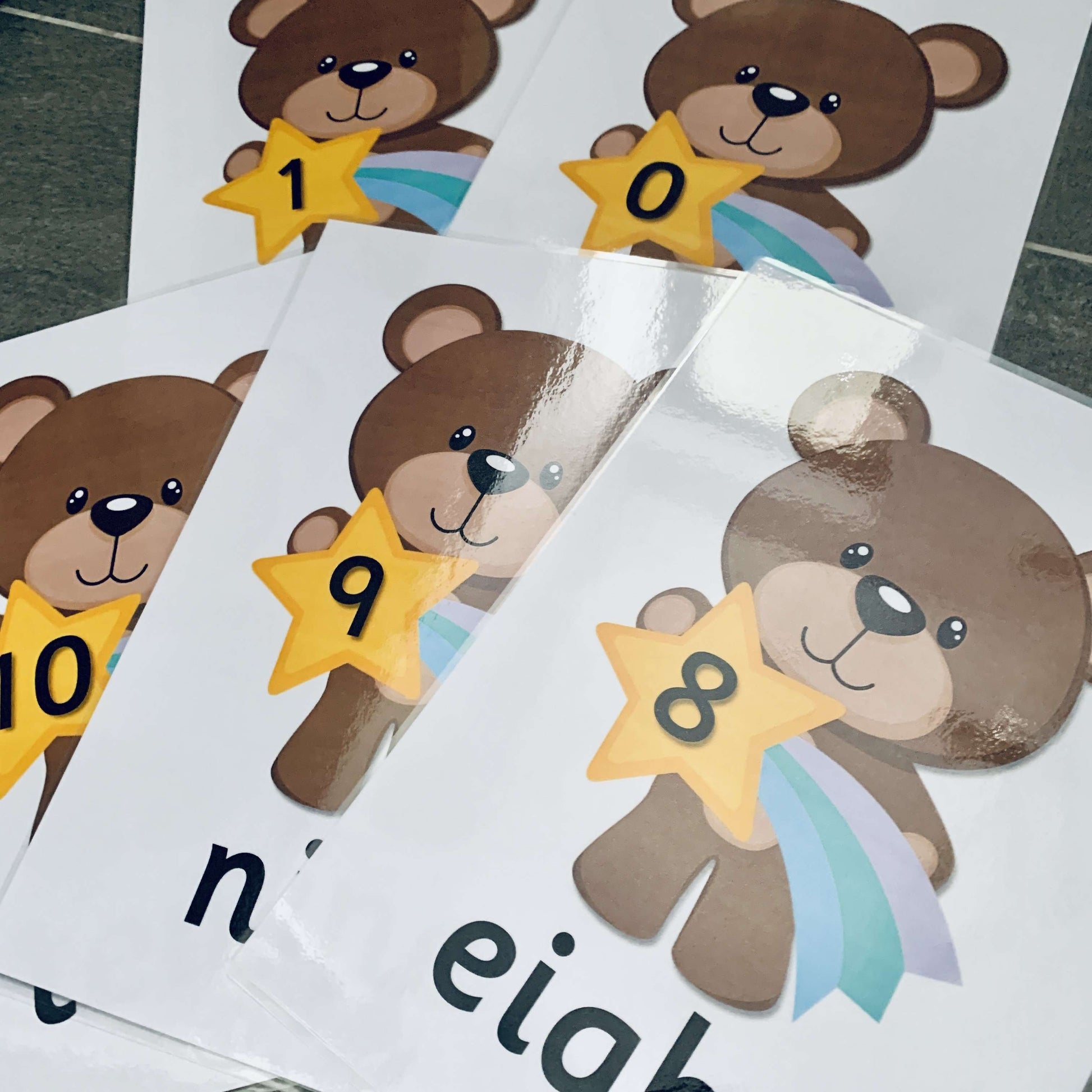 Bear Number Cards 0 - 10:Primary Classroom Resources