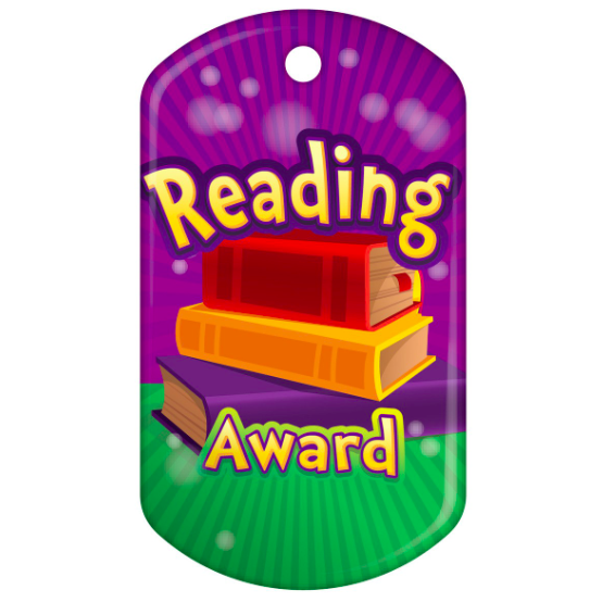 BragTag - Classic - Reading Award - Pack of 10:Primary Classroom Resources