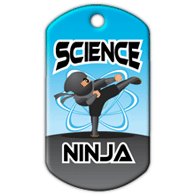 BragTag - Classic - Science Ninja - Pack of 10:Primary Classroom Resources