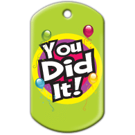 BragTag - Classic - You Did It - Pack of 10:Primary Classroom Resources