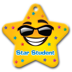 BragTag - Star - Star Student - Pack of 10:Primary Classroom Resources