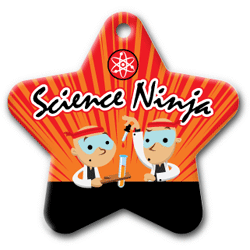BragTag - Star - Science Ninja - Pack of 10:Primary Classroom Resources