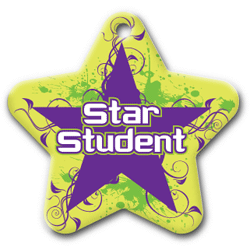BragTag - Star - Star Student 2 - Pack of 10:Primary Classroom Resources