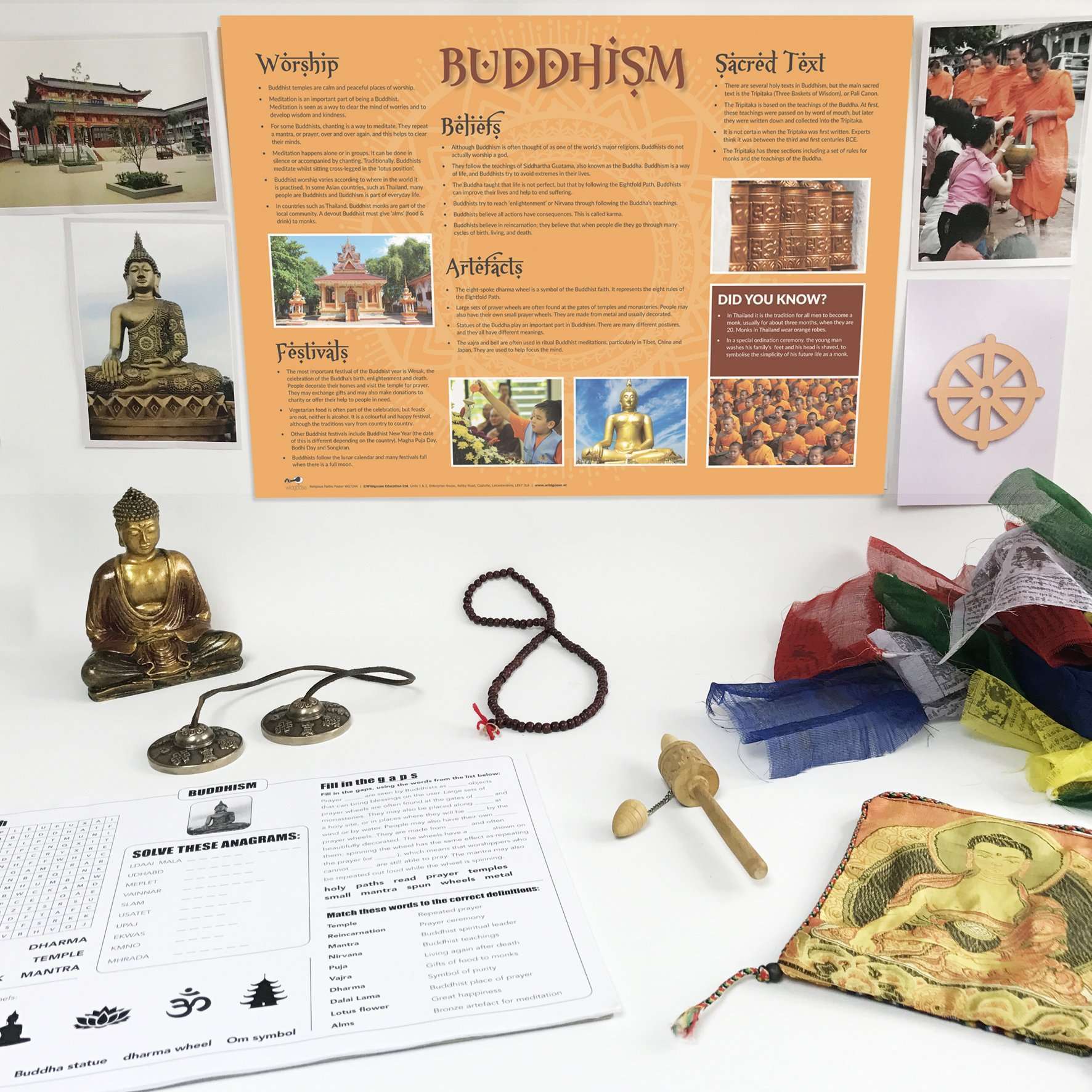 Buddhism Artefacts Pack:Primary Classroom Resources