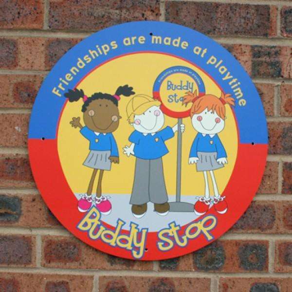 Buddy Stop Wall School Sign – Primary Classroom Resources