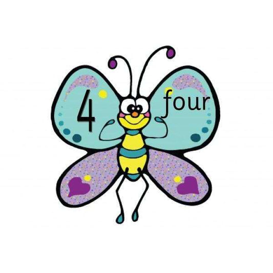 Butterfly Number Cards:Primary Classroom Resources