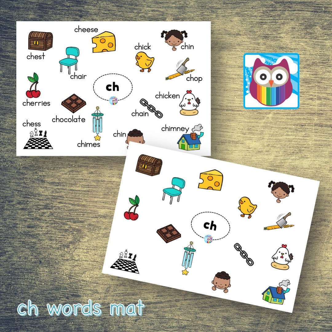ch Words - Mat:Primary Classroom Resources
