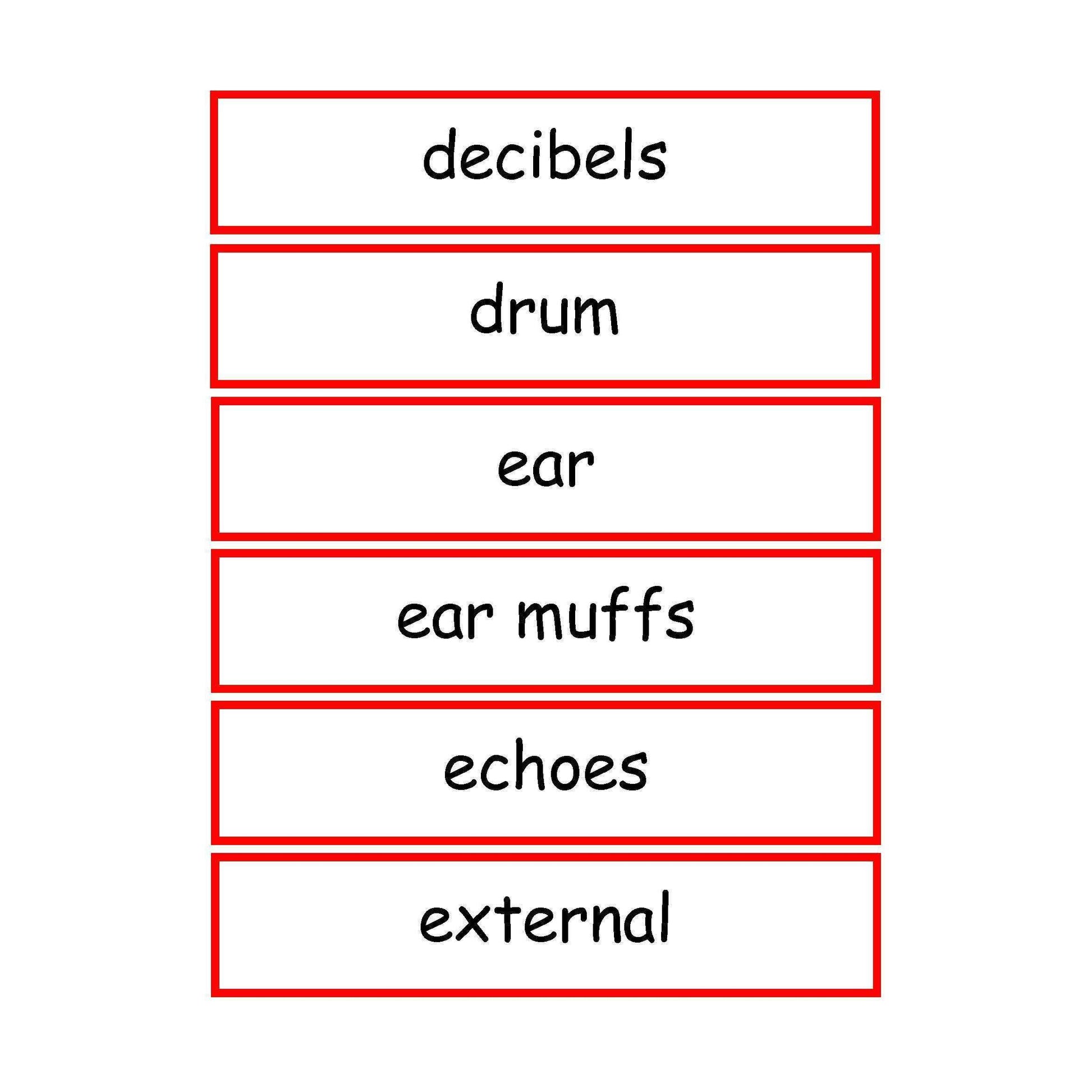 Changing Sounds Vocabulary:Primary Classroom Resources