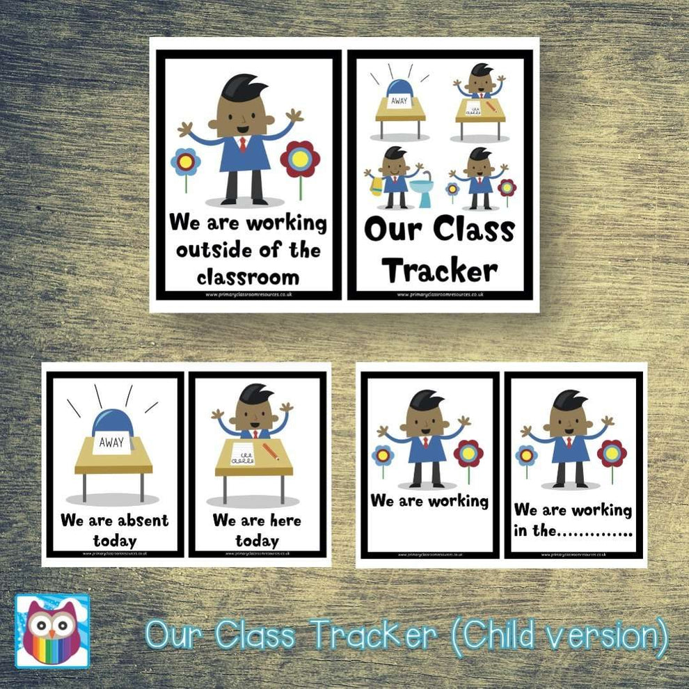 Class Tracker - Child Version – Primary Classroom Resources