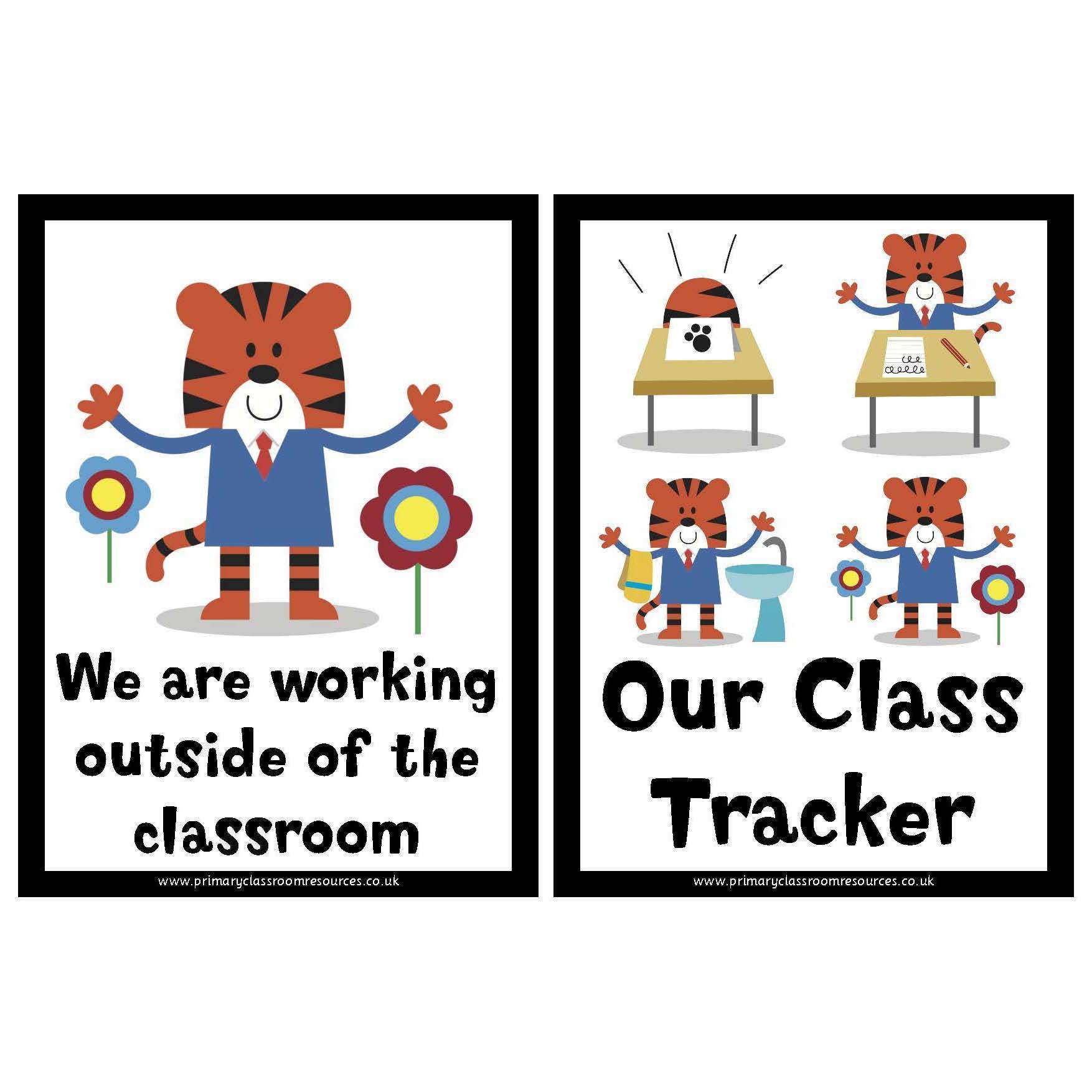 Class Tracker - Tiger Version:Primary Classroom Resources