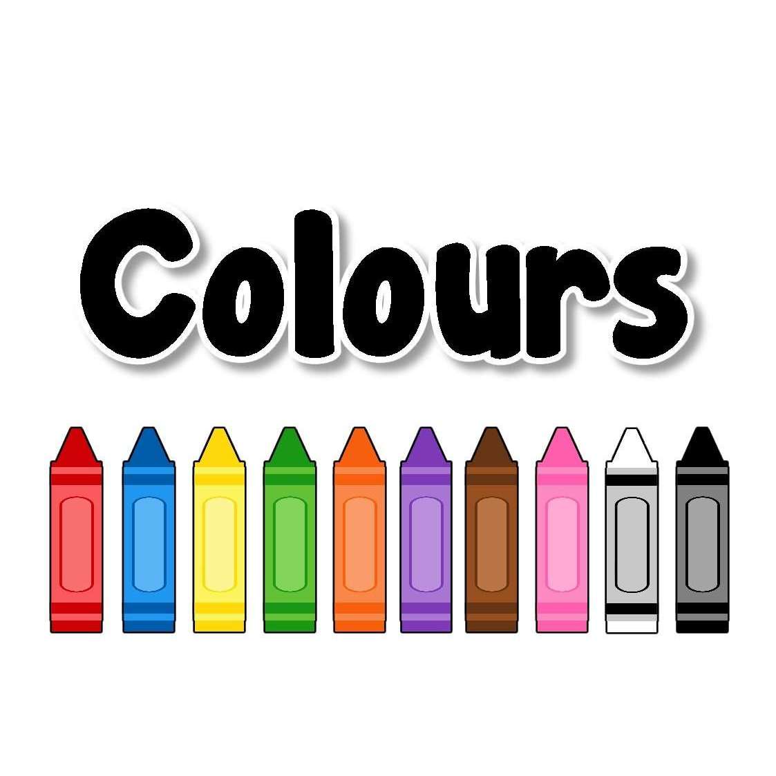 Coloured Crayons Display Pack:Primary Classroom Resources