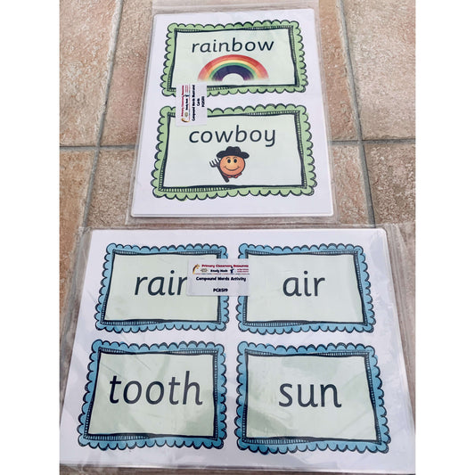 Compound Words Pack:Primary Classroom Resources