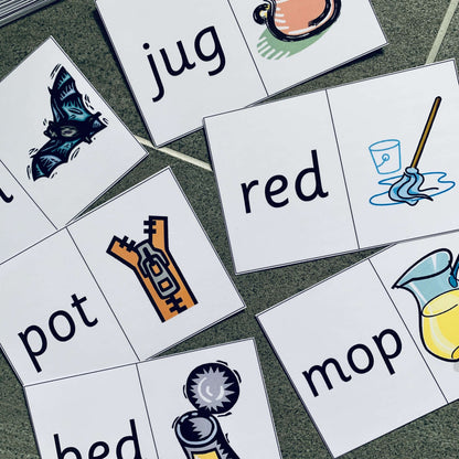 CVC Word Loop Cards:Primary Classroom Resources