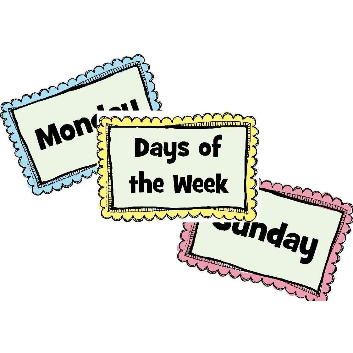 Days of the Week Frames Posters:Primary Classroom Resources