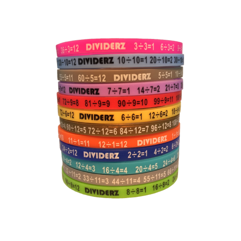 Dividerz - Learn Division Wristbands:Primary Classroom Resources