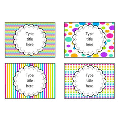 EDITABLE Classroom Supplies Labels - Mixed Rainbow Theme – Primary ...