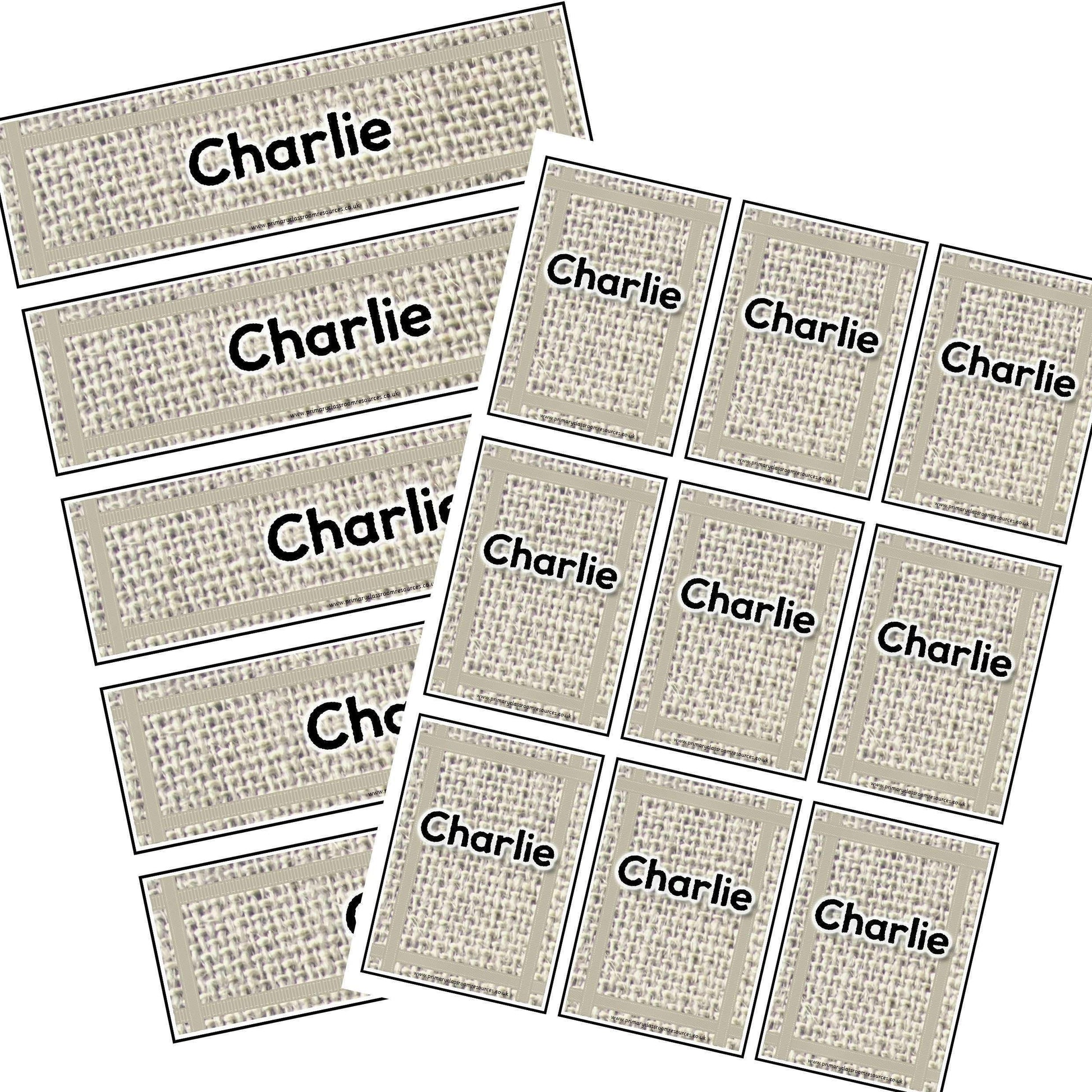 EDITABLE Name Tray & Coat Peg Labels Bundle:Primary Classroom Resources,Digital download / Neutral