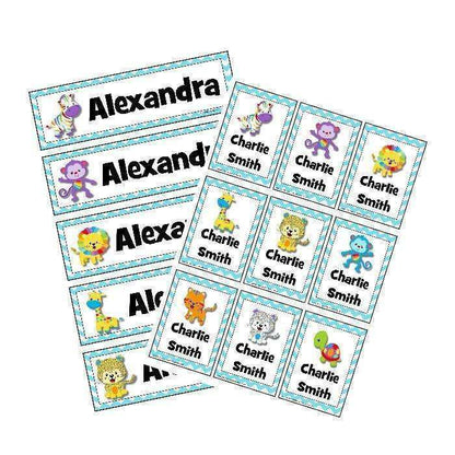 EDITABLE Name Tray & Coat Peg Labels Bundle:Primary Classroom Resources,Digital download / Rainbow animals