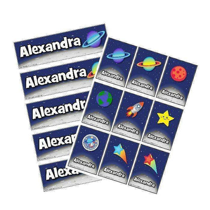 EDITABLE Name Tray & Coat Peg Labels Bundle:Primary Classroom Resources,Digital download / Outer space