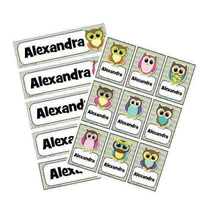 EDITABLE Name Tray & Coat Peg Labels Bundle:Primary Classroom Resources,Digital download / Funky owl